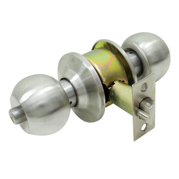 280893 Cerradura cilindrica llave boton acero inoxidable caja Fanal