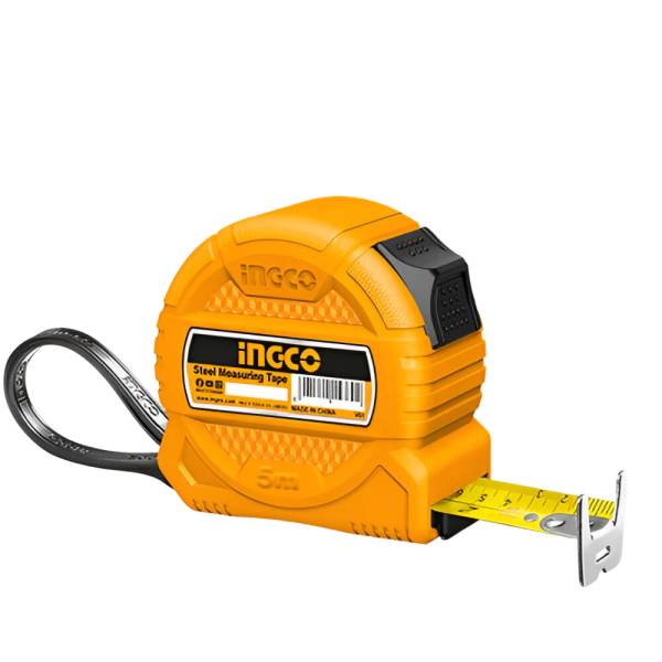 280983 Flexometro 25mm 5mt/16ft ABS amarillo SuperSelect tarjeta Ingco