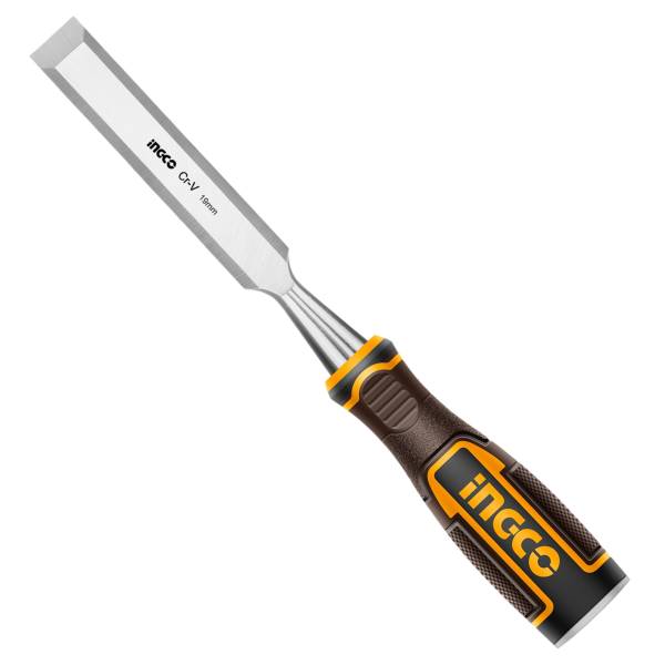 280991 Formon de hoja corta 3/4" mango plastico CrV Ingco