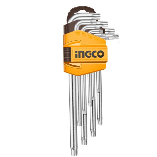 281002 Juego 9 llave torx largas HHK13091 Ingco