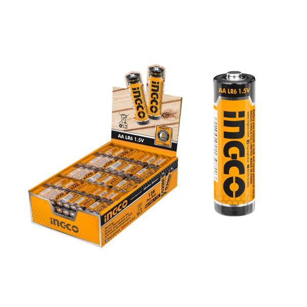 281047 Pila alcalina AA blister con 4 pz HAB2A01 Ingco