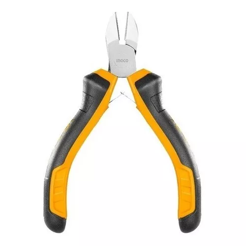 281061 Pinza mini corte diagonal 04" con mango cubierto PVC HMDCP08115 Ingco