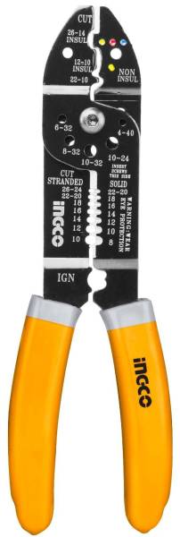 281064 Pinza pelacables 08" HWSP851 Ingco