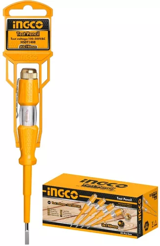 281075 Probador circuitos con A 14cm HSDT1408 Ingco