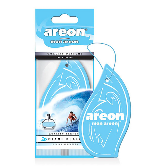 281117 Aromatizante tarjeta para auto Miami Beach Areon Aksi