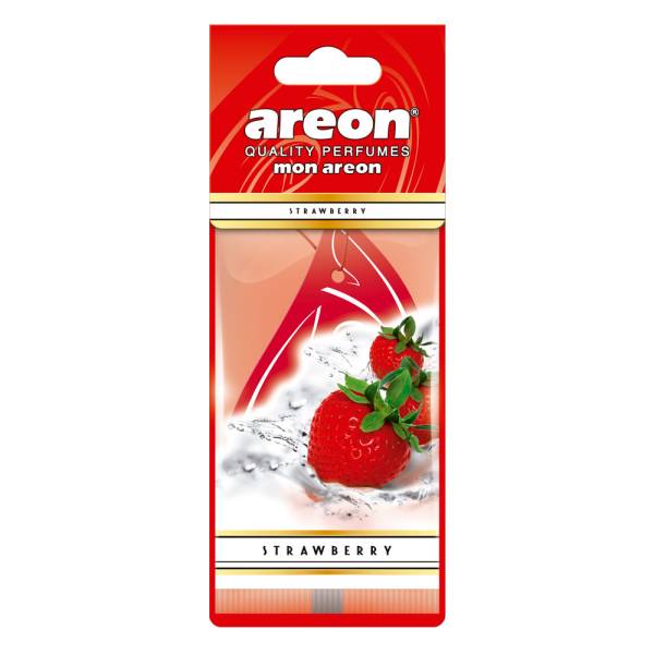 281120 Aromatizante tarjeta para auto Strawberry Areon Aksi