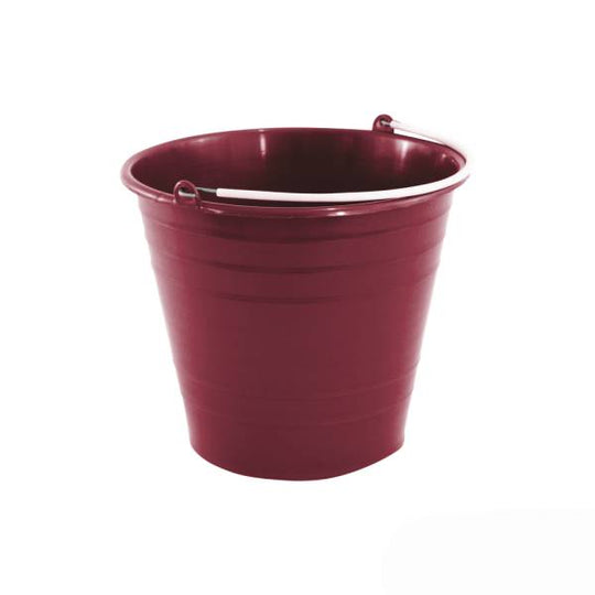 281136 Cubeta plastica multiusos 10 lt roja 800504 Aksi