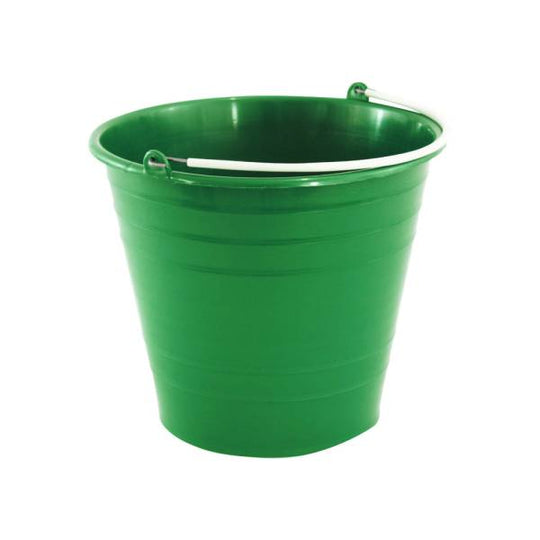 281137 Cubeta plastica multiusos 10 lt verde 800505 Aksi