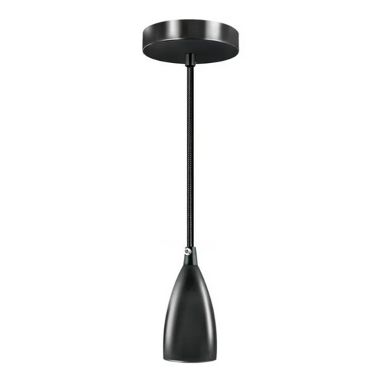 281159 Luminario decorativo colgante Classique negro perla mate Aksi
