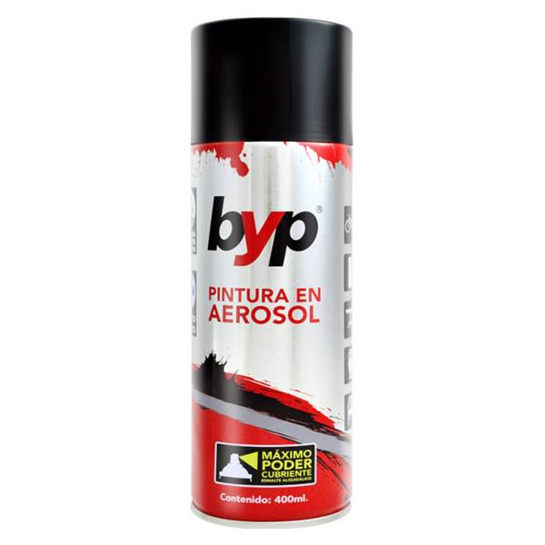 281607 Pintura en aerosol 400ml negro satinado ANS BYP