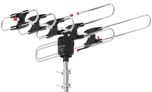 281695 Antena techo giratoria 360° con control remoto HD Aksi