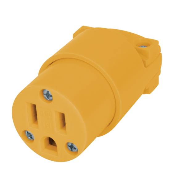 281702 Contacto industrial plastico aterrizado Aksi