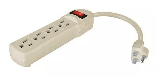 281706 Multicontacto con cable 50cm 04 contactos con indicador Aksi