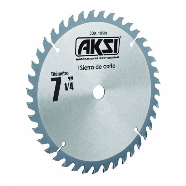 281848 Sierra para madera con 40 dientes de carburo 10x1 Aksi