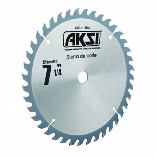281848 Sierra para madera con 40 dientes de carburo 10x1 Aksi