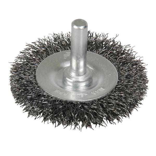 282567 Carda circular zanco 1/4" para taladro 2 alambre fino C327 Foy