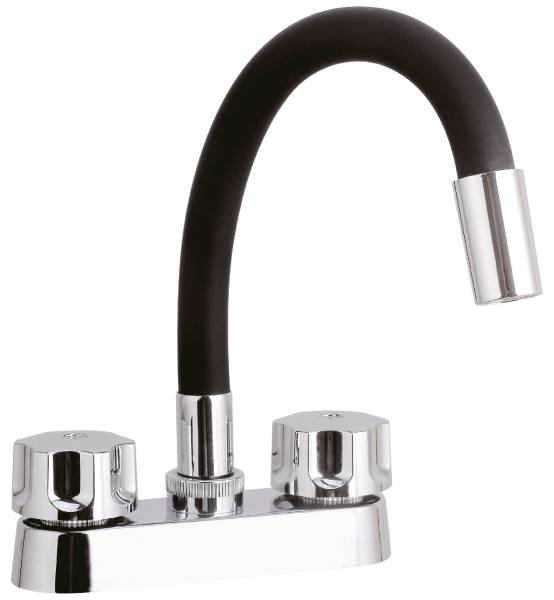 282791 Mezcladora lavabo zinc tipo flexible maneral standard cromada Vianti