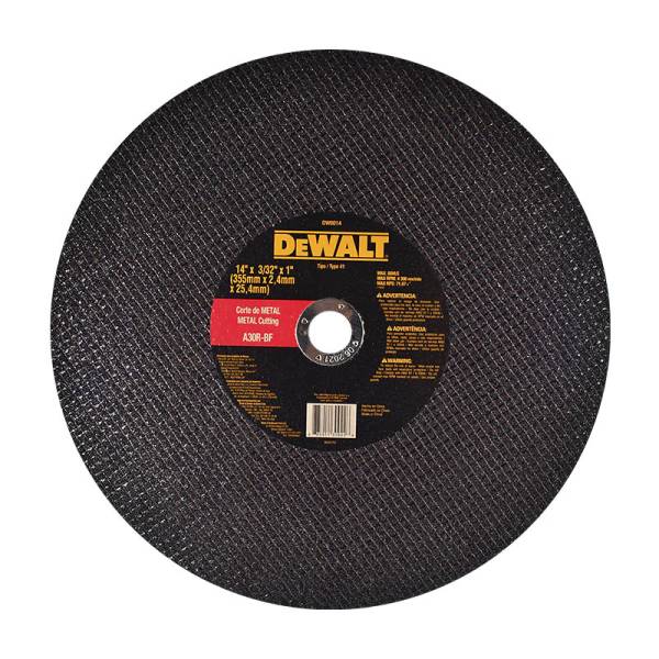 282987 Disco metal chop saw 14" x 3/32" x 1" DeWALT