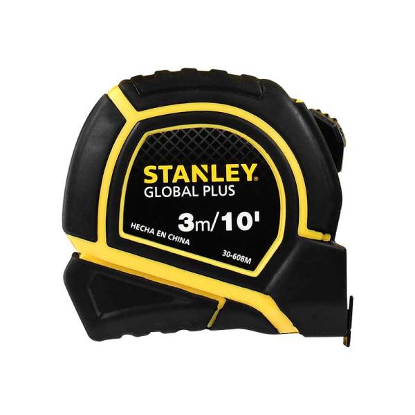 283009 Flexometro 3mt ABS negro/amarillo GlobalPlus blister Stanley