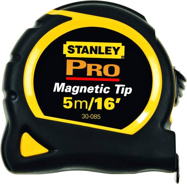 283015 Flexometro 5mt ABS negro/amarillo Pro en blister Stanley