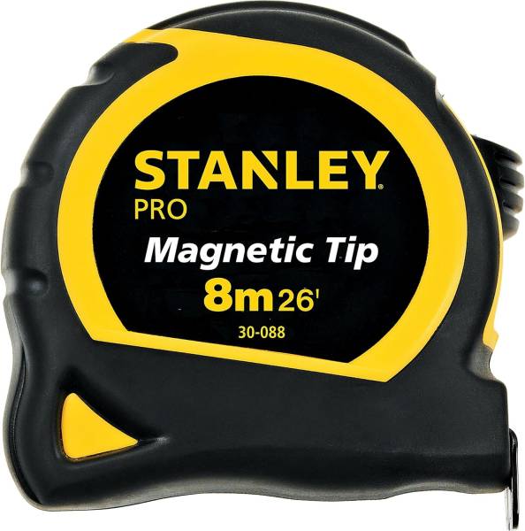 283016 Flexometro 8mt ABS negro/amarillo Pro en blister Stanley