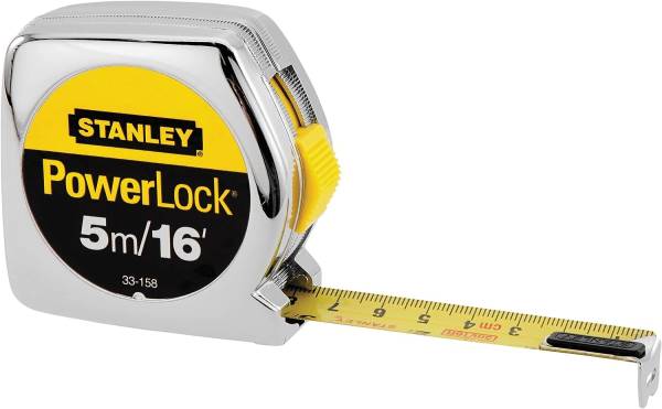 283018 Flexometro 5mt ABS crom PowerLock en blister Stanley