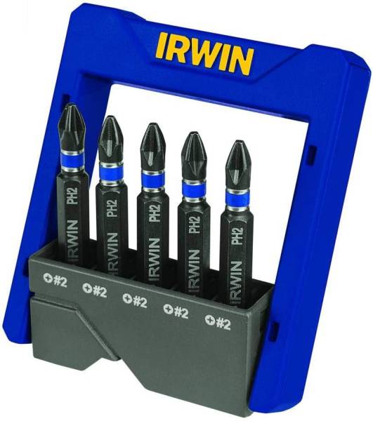 283038 Juego 05 puntas impacto de cruz PH2x2 Irwin
