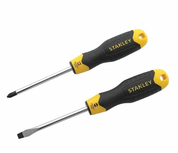 283042 Juego 2 desarmadores mango con grip Stanley