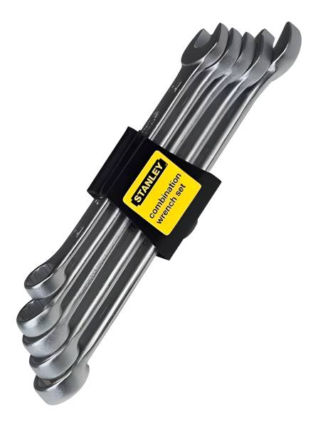283050 Juego de 5 llaves combinadas standard de 5/16" - 9/16" Stanley