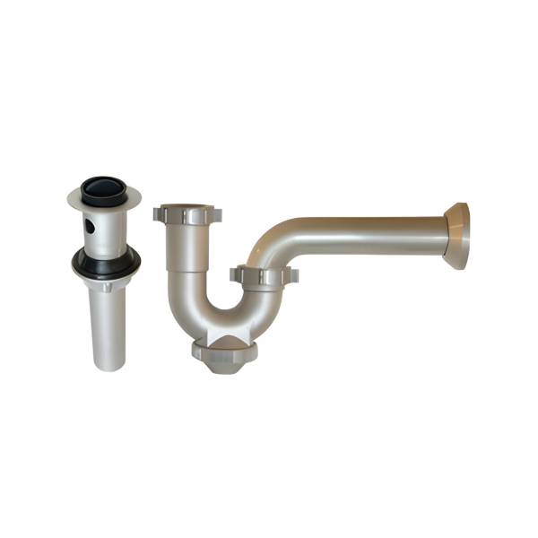 283205 Trampa para lavabo rigida con registro PVC con contra Coflex
