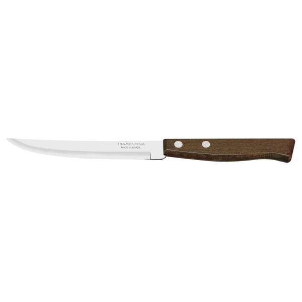 283512 Cuchillo para asado liso mango de madera 5 Tramontina