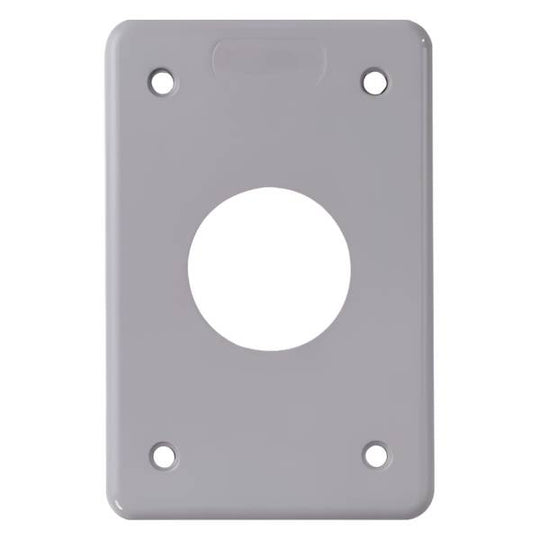 283517 Placa para contacto sencillo tipo FS gris sobreponer Tramontina