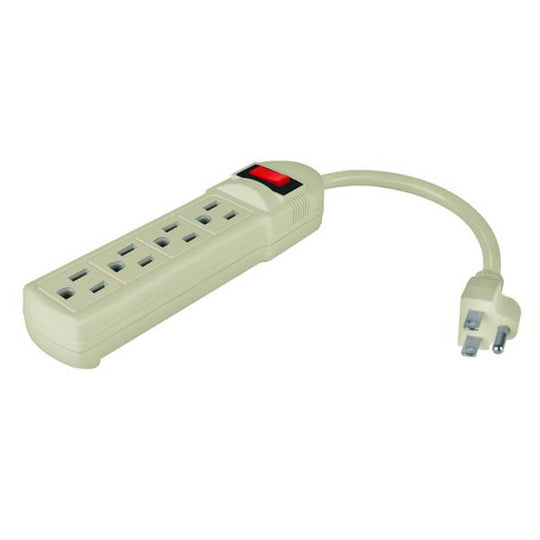 283926 Multicontacto con cable 20cm 04 contactos con indicador Aksi