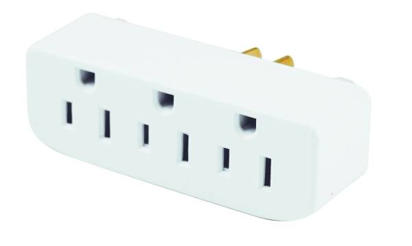 283927 Multicontacto rectangular 3 contactos 2p+t marfil bolsa Aksi