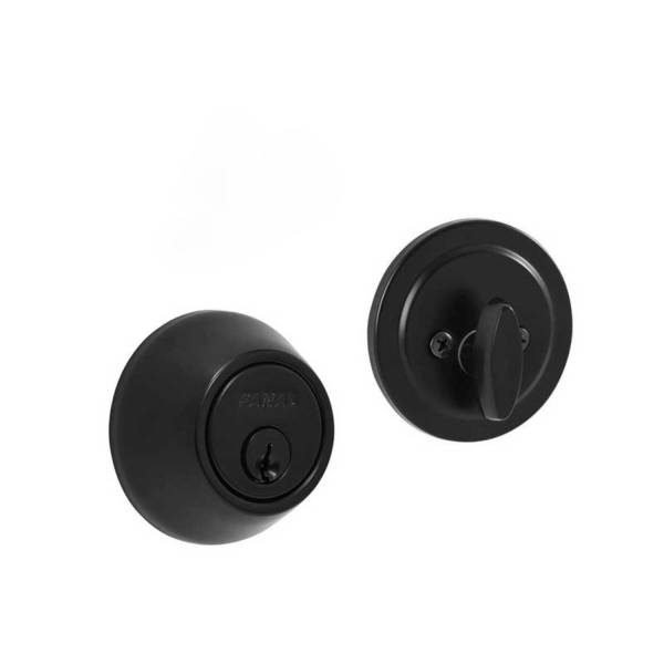 284029 Cerrojo llave/mariposa llave tradicional negro mate caja Annecy Fanal
