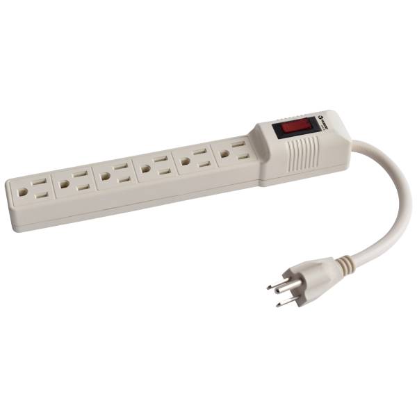 284054 Multicontacto con cable 20cm 06 contactos con indicador Vianti