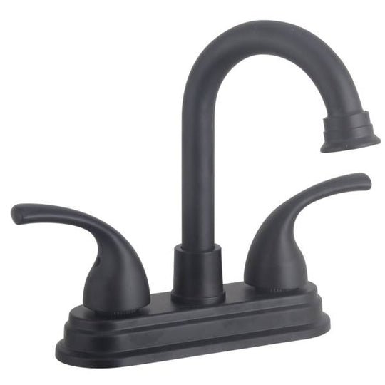 284120 Mezcladora lavabo laton tipo bar maneral palanca 1/4 vuelta negra Vianti