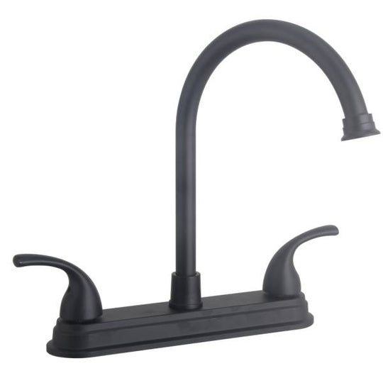 284123 Mezcladora fregadero laton tipo bar maneral palanca 1/4 vuelta negra Vianti