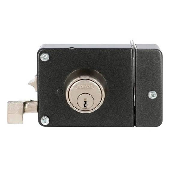 284136 Cerradura sobreponer derecha negra montafacil Fanal