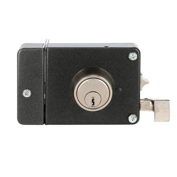 284137 Cerradura sobreponer izquierda negra montafacil Fanal