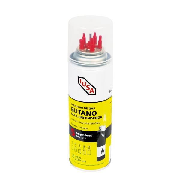 284154 Tanque de gas desechable 125gr para encendedores Iusa