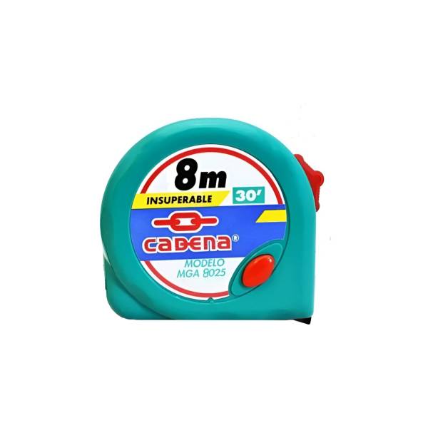 284392 Flexometro 8mt ABS colores para display Cadena