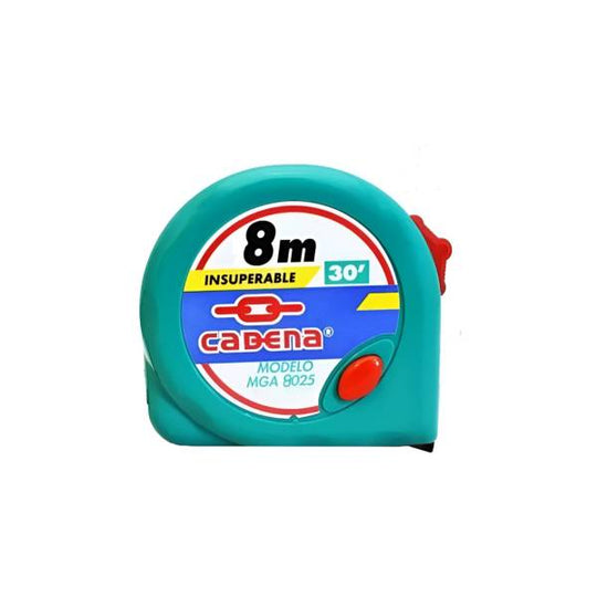 284392 Flexometro 8mt ABS colores para display Cadena