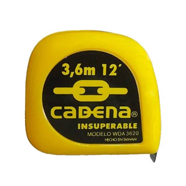 284402 Flexometro 3.6mt ABS colores neon para display Cadena