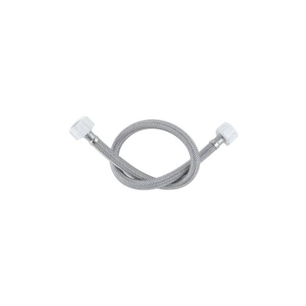 284423 Manguera para lavabo y fregadero vinil gris 1/2" x 1/2" 055cm Dica