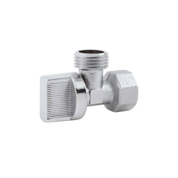 284431 Valvula control angular 1/2" x 1/2" metal 1/4 de vuelta Dica DICA