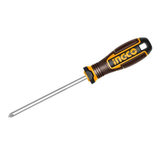 284662 Desarmador phill #2 1/4x6 mango con grip Super Ingco