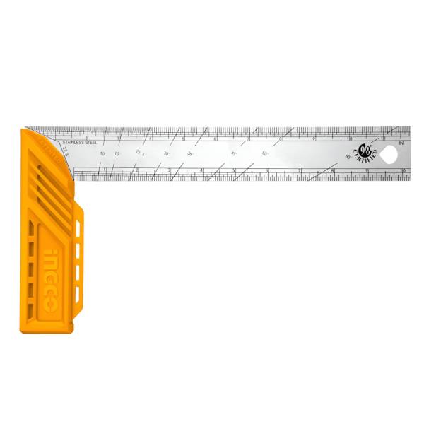 284669 Escuadra para carpintero 12" de acero inoxidable Ingco