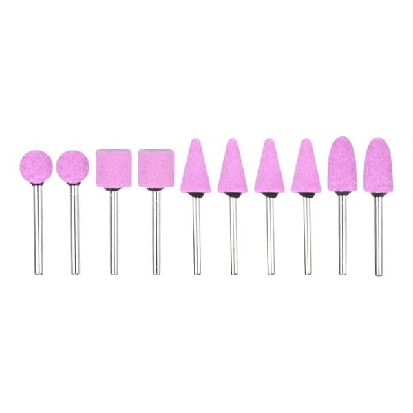 284696 Juego de puntas montadas con 10pz rosas Ingco