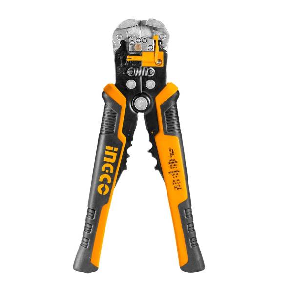 284721 Pinza pelacables 08" con detector de voltaje mango con grip Ingco